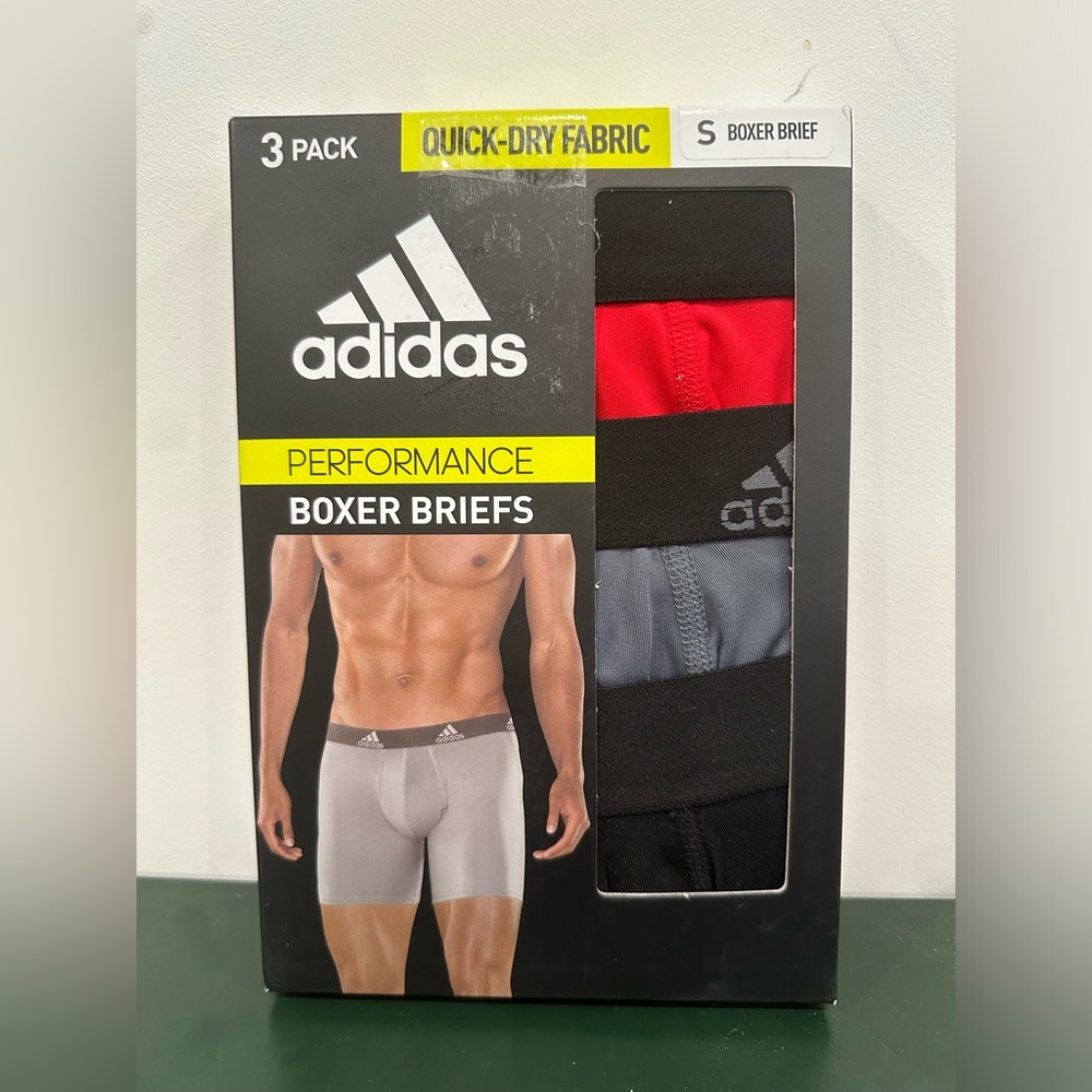 adidas Performance Boxer Brief Underwear 3-Pack Men's